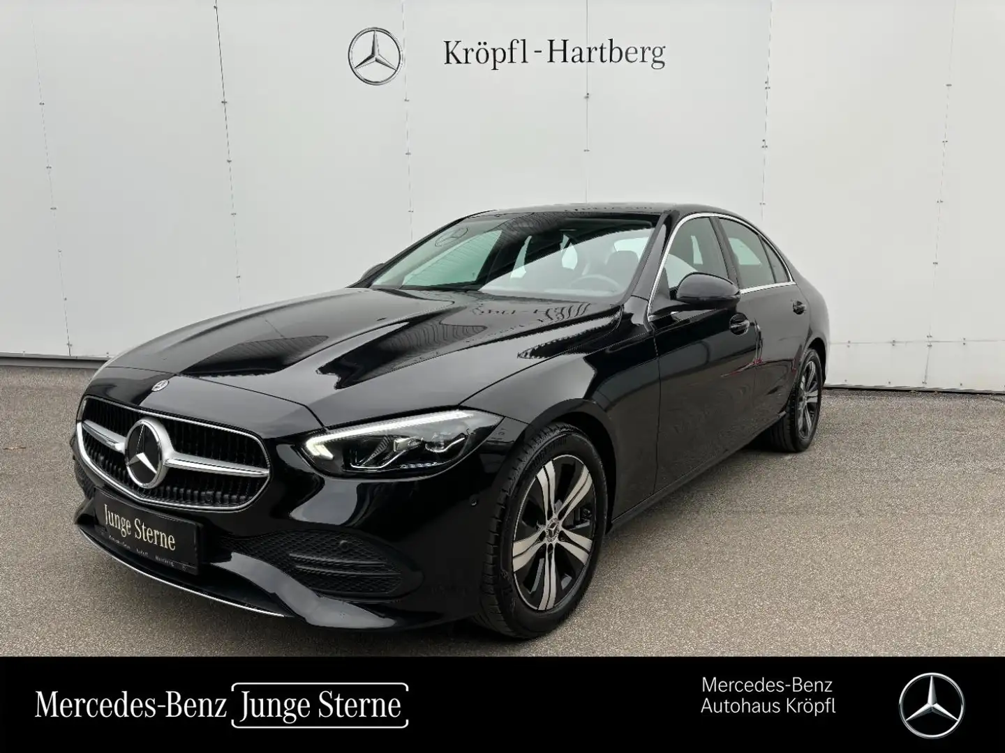 Mercedes-Benz C 220 d SHD MBUX Navi RKam PTS Shz LED Ambi Schwarz - 1