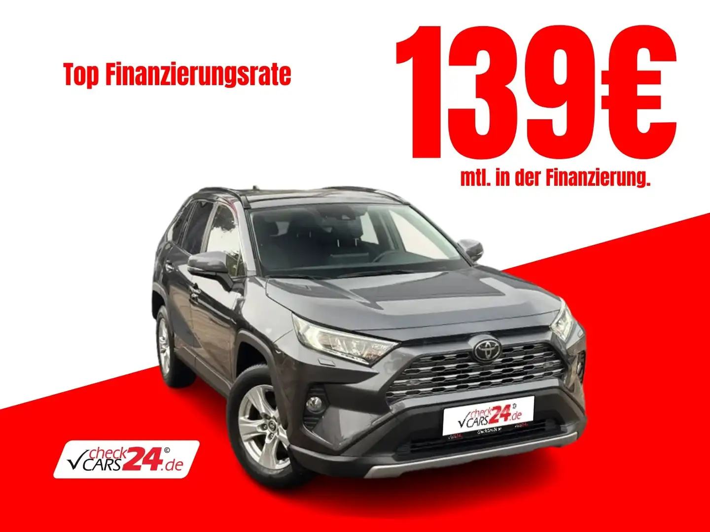 Toyota RAV 4 2.0 Comfort  LED RFK SHZ ACC *SOFORT* Сірий - 1