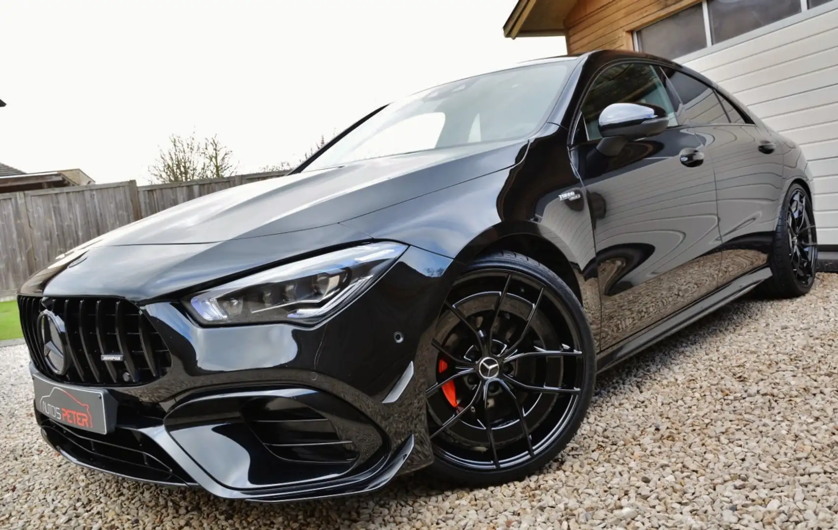 Mercedes-Benz CLA 45 AMG 4-Matic "MATRIX-LEDER-GPS-PANODAK-BURMESTER SOUND-360°CAMERA" Negro - 2