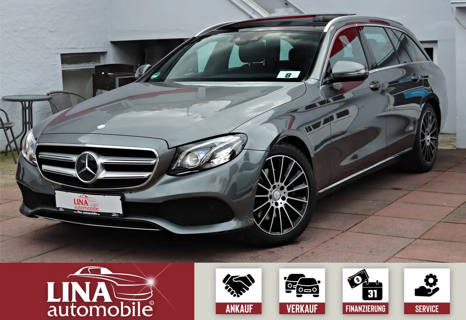 Mercedes-Benz E 220 d 2.Hd*PANO*HUD*BURMES*WIDE*ACC*KAMERA* Grau - 1