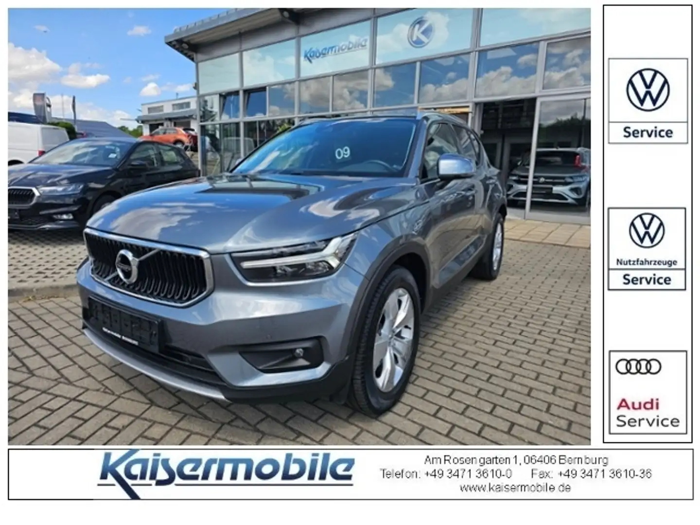 Volvo Momentum+LED+NAVI+++ LED LEDER ALU Grey - 1