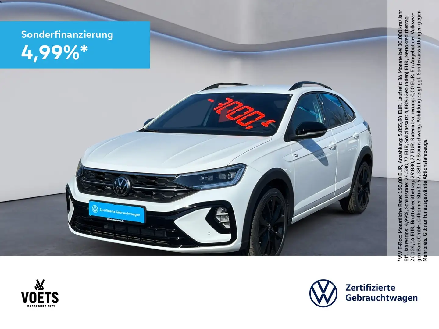 Volkswagen Taigo 1,0 TSI R-Line NAVI+INDUKTION+DIGICOCKPIT Blanco - 1