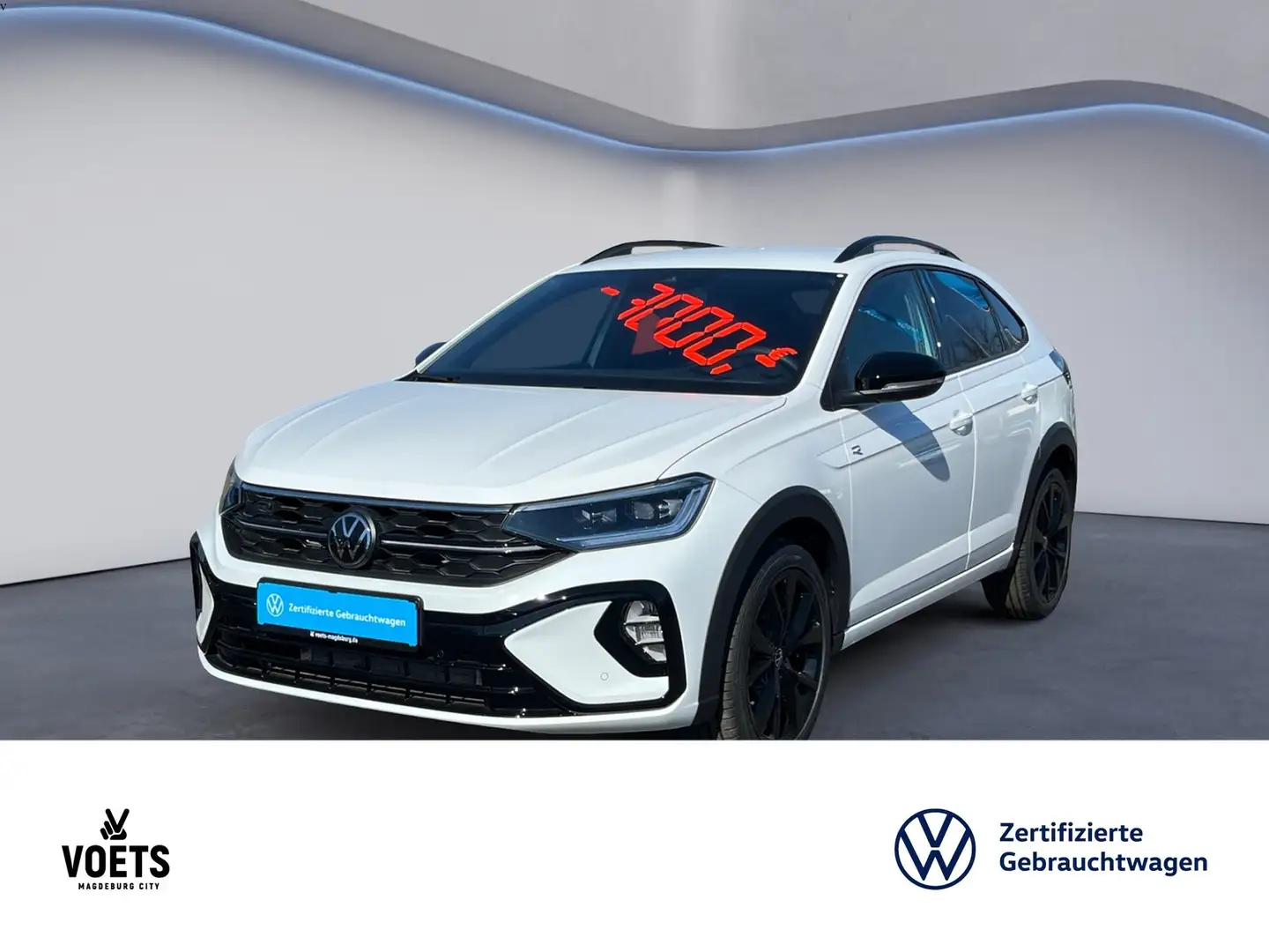 Volkswagen Taigo 1,0 TSI R-Line NAVI+INDUKTION+DIGICOCKPIT Blanc - 1