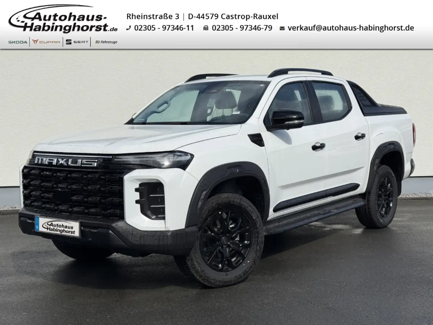 Maxus T60 Max 2.0 TDCi 4WD Luxury LED 360 PDC Shz Leder 18Al Blanco - 1