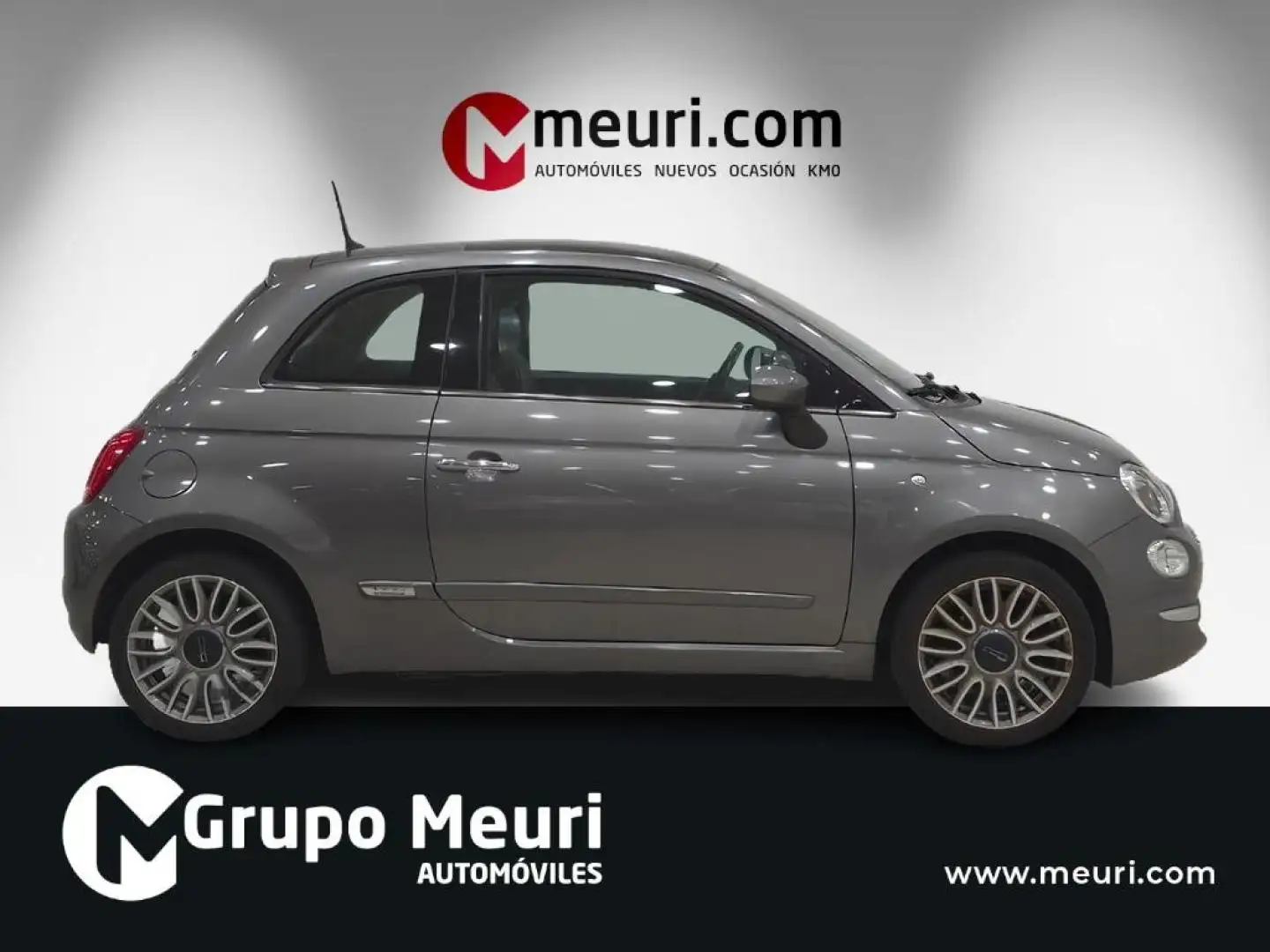 Fiat 500 1.2 Lounge Gris - 2
