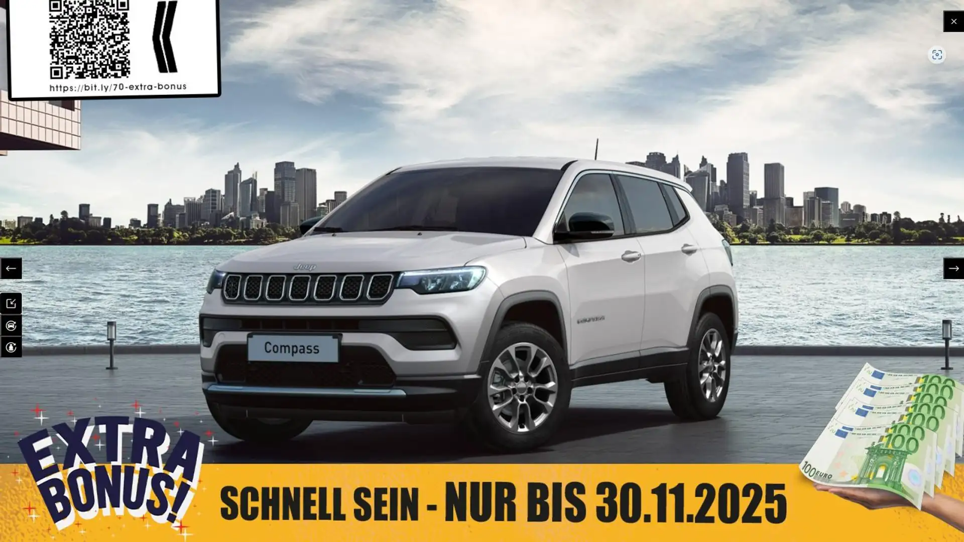 Jeep Compass e-Hybrid Altitude #DABI #WINTERPAKET Blanc - 1