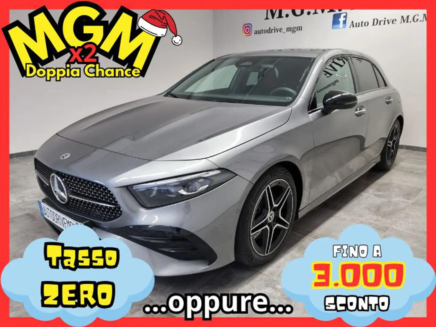 Mercedes-Benz A 220 Automatic 4Matic AMG Line Premium 204 CV Grigio - 1