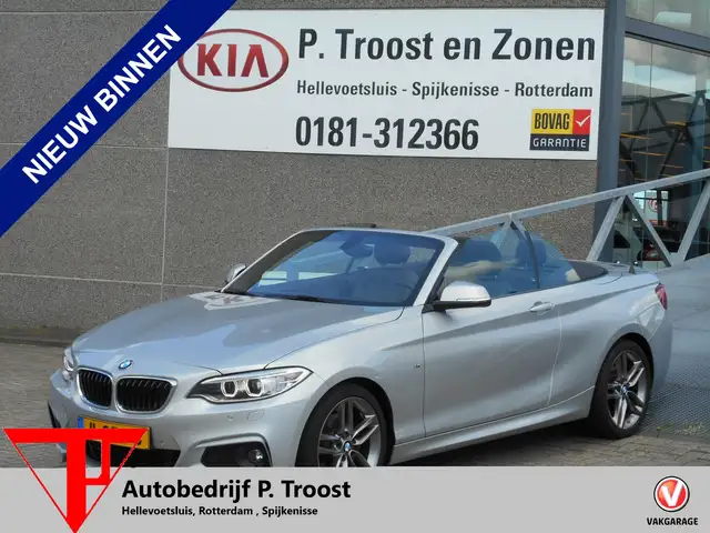 BMW 220 2-serie Cabrio 220I AUTOMAAT M-pakket NL auto/Navi