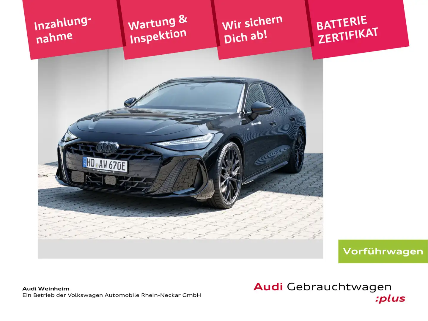 Audi A6 2.0 TFSI e-hybrid Limousine edition one LED A Schwarz - 1