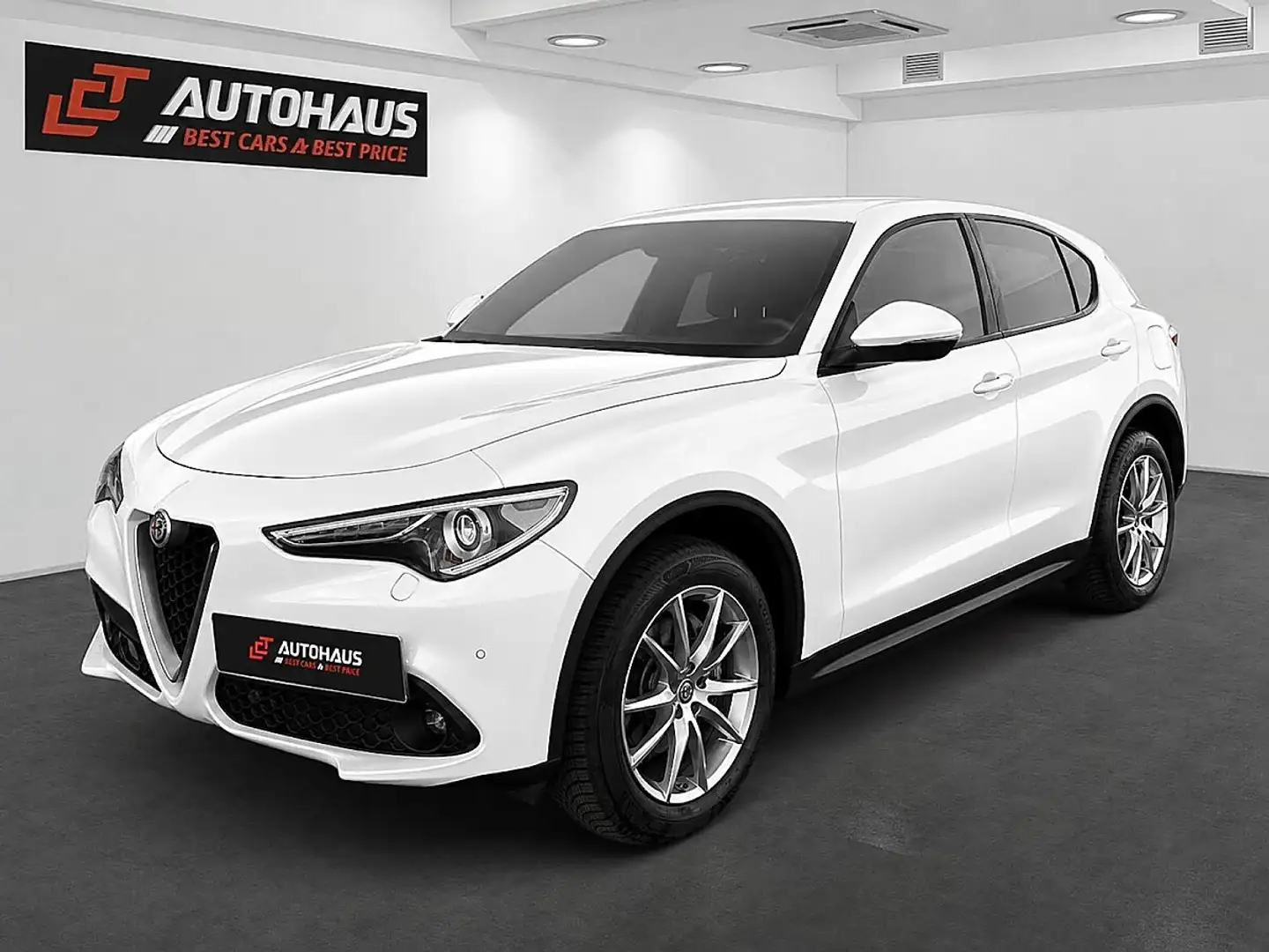 Alfa Romeo Stelvio Super 2,2 ATX AWD | PICKERL BIS 05/2027 | Weiß - 1