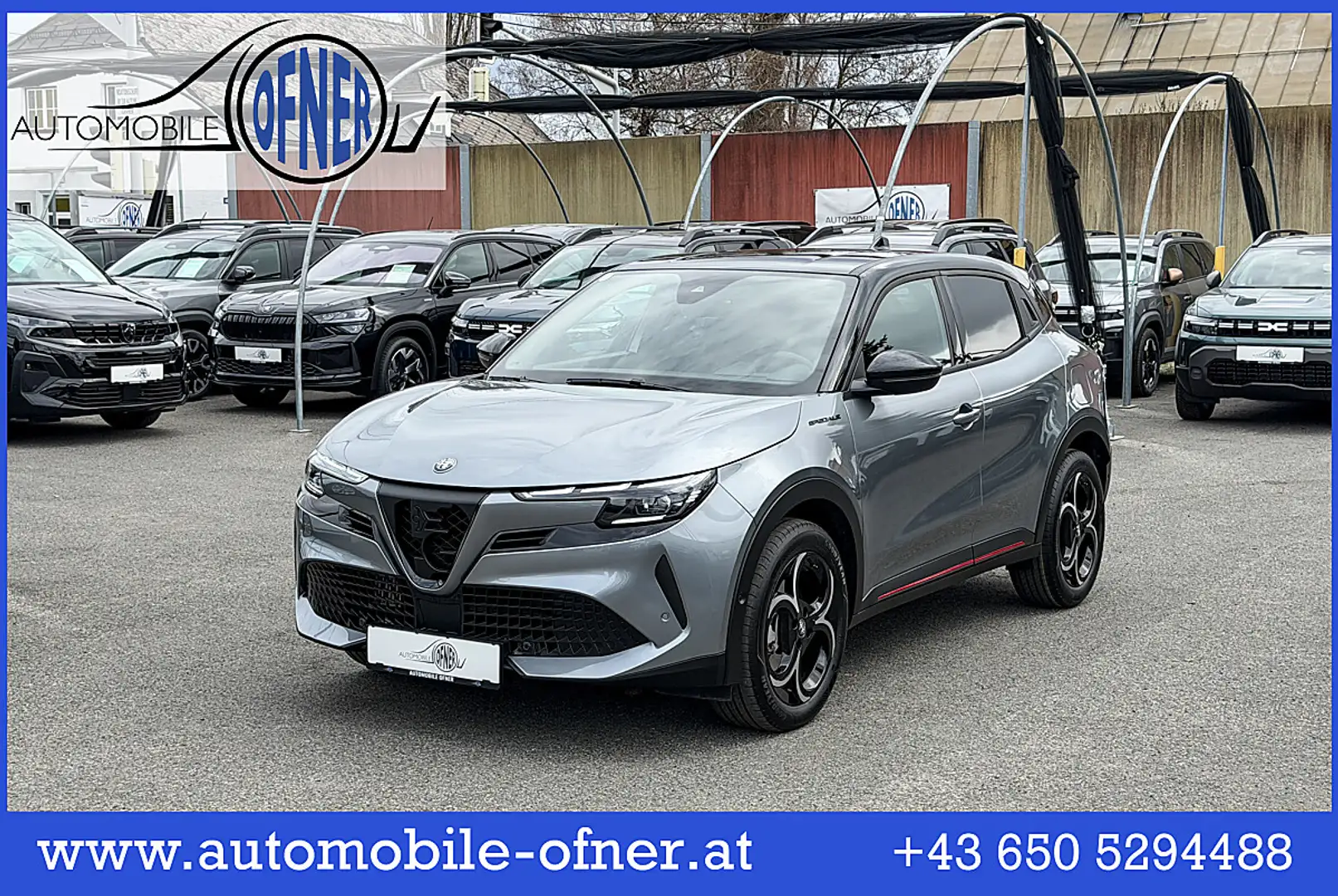 Alfa Romeo Junior Ibrida Speciale 1.2 MHEV e-DCT6 18" LED PDC 180... Grau - 1