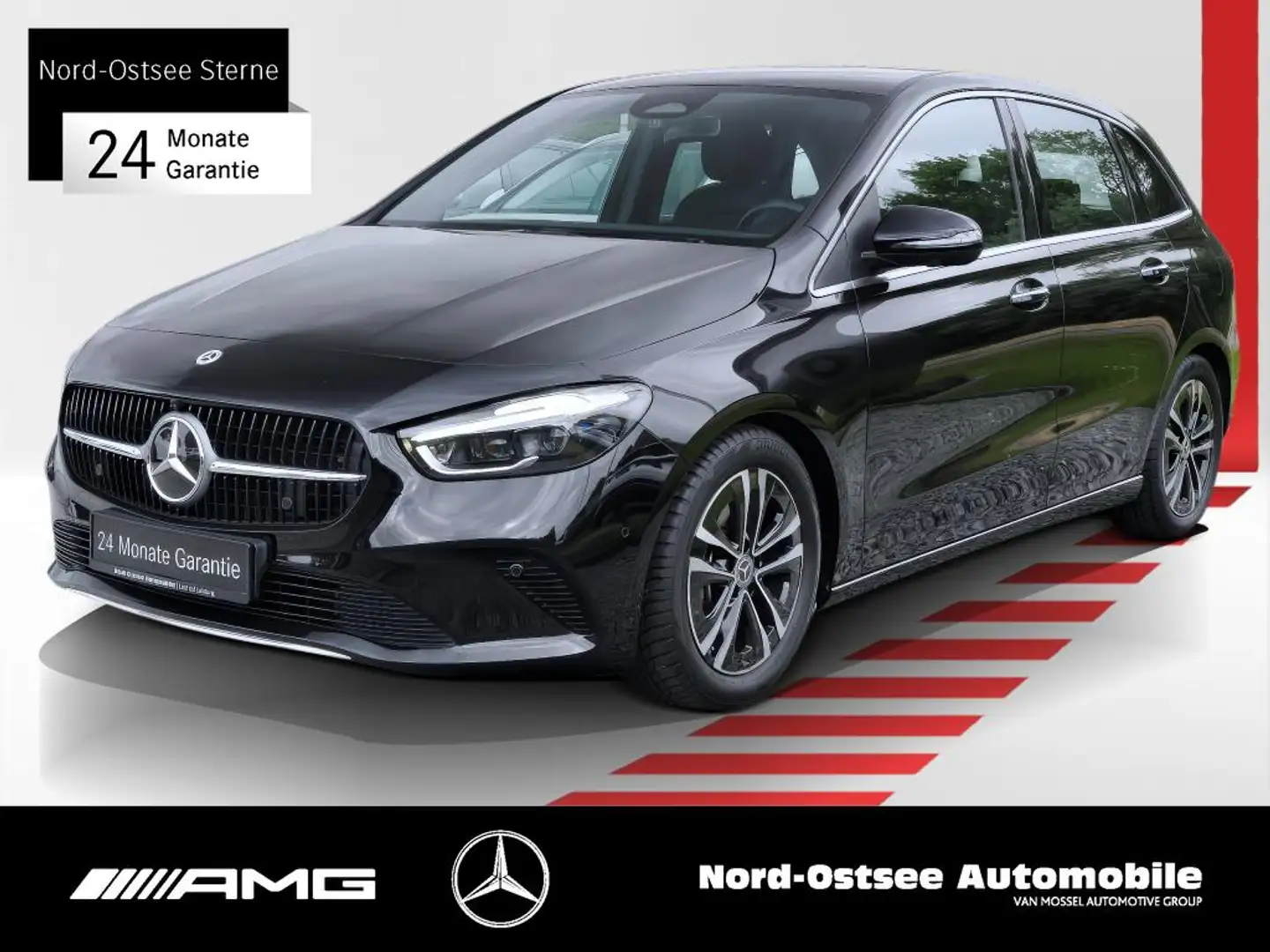 Mercedes-Benz B 200 d PROGRESSIVE MULTIBEAM AHK 360° TOW SHZ Schwarz - 1