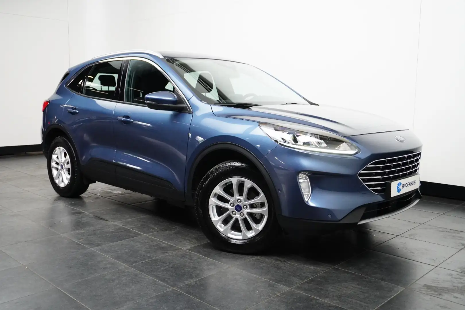 Ford Kuga 2.5 PHEV Titanium | Adapt. Cruise | Camera V+A | W Blauw - 2
