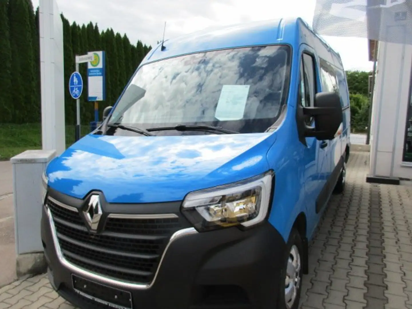 Renault Master Kasten L2H2 dci 150 Navi AHK Rundum Verglas Bleu - 2