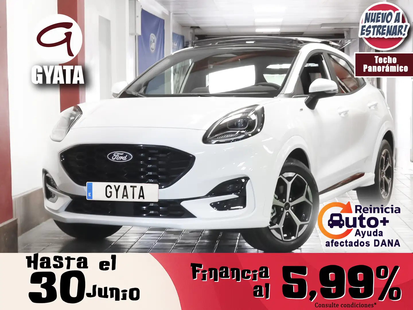 Ford Puma 1.0 EcoBoost MHEV ST-Line X 125 Blanco - 1