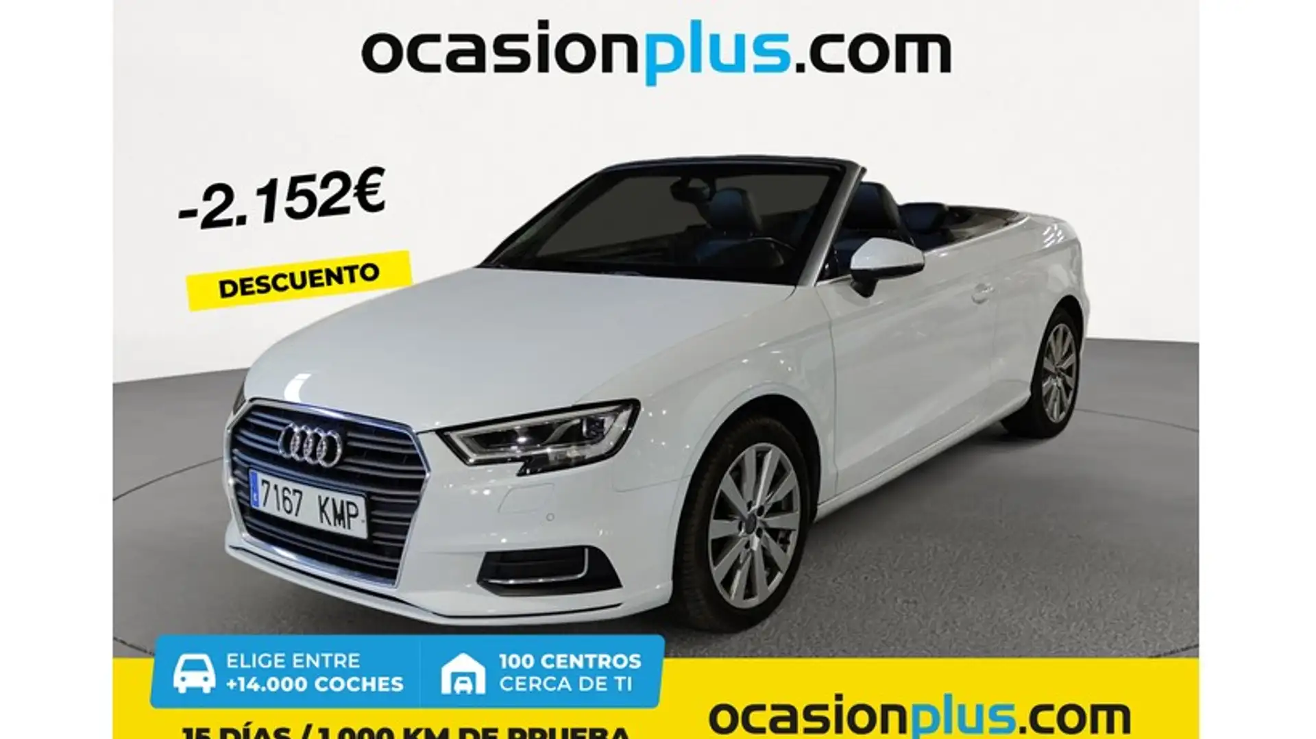 Audi A3 Cabrio 2.0TDI Design Edition S tronic 110kW Blanco - 1