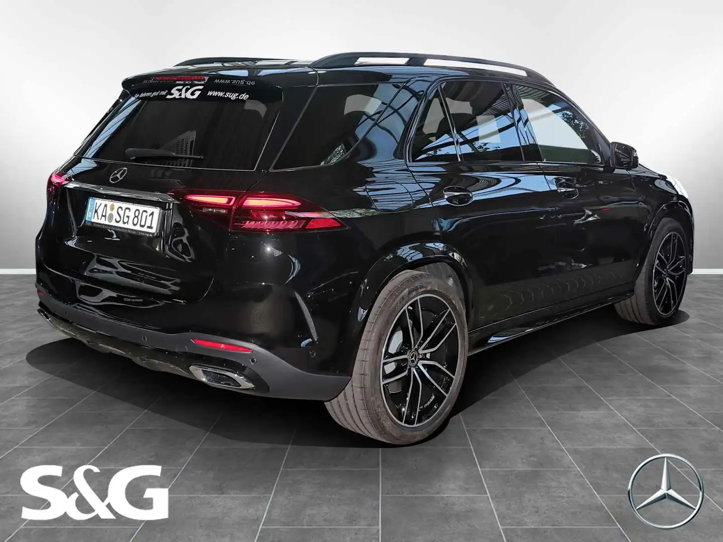 Mercedes-Benz GLE 300 d 4M AMG Night+MBUX+360°+M-LED+Pano+Dist Noir - 2