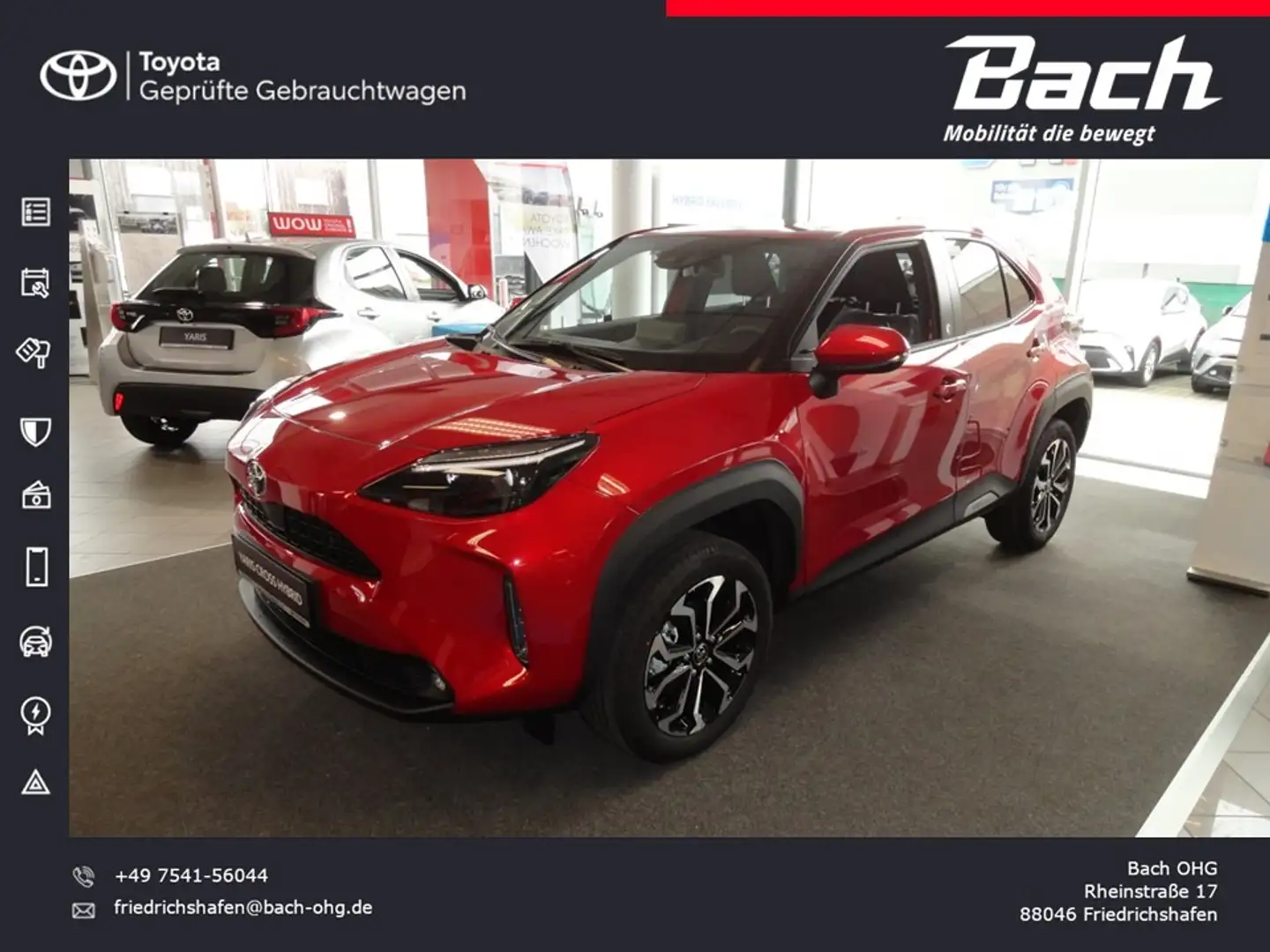 Toyota Yaris Cross 1.5 Hybrid Team D Winter-/Safety-P. Navi Rojo - 1