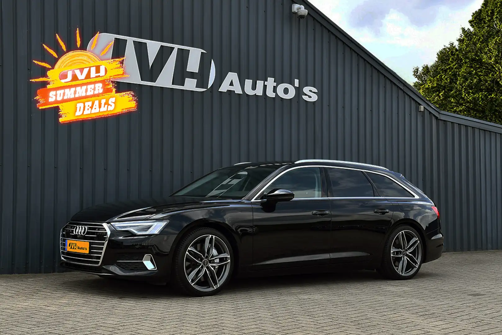 Audi A6 Avant 50 TFSi-e 299pk PHEV Quattro Sport 08-2021 | Zwart - 1