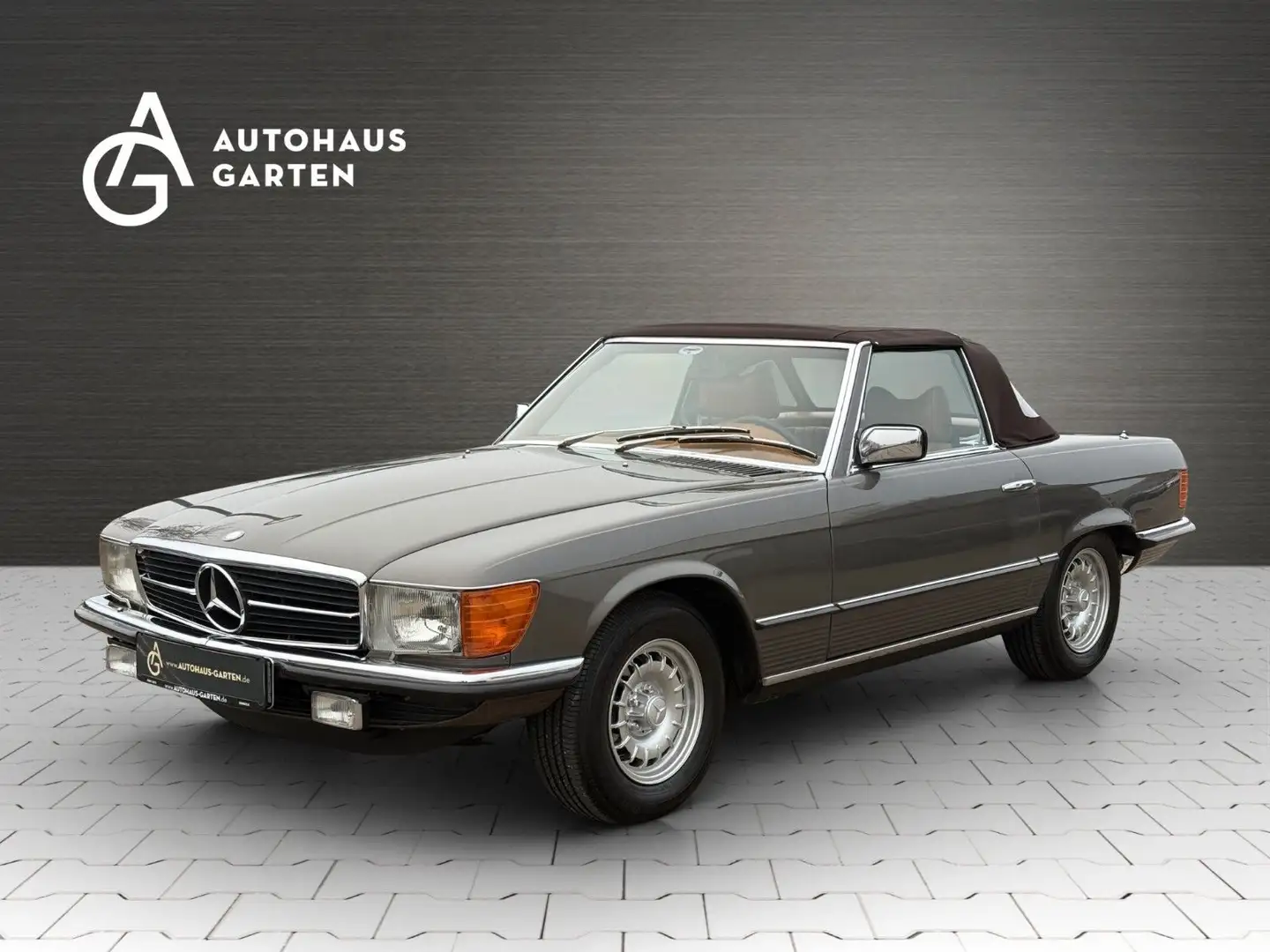 Mercedes-Benz SL 450 /W107/Leder/H-Zulassung/Scheckheft bei MB Grau - 1