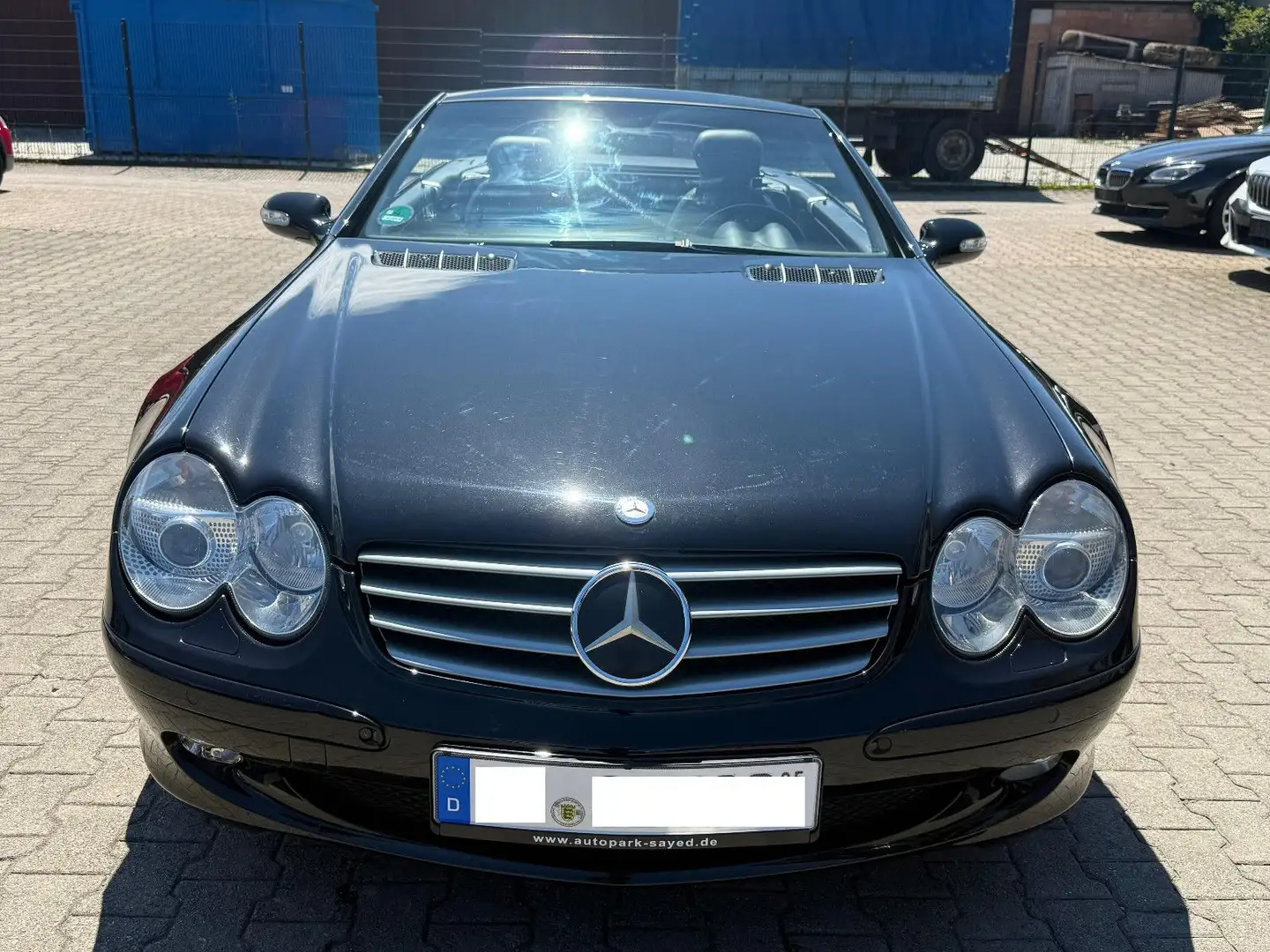 Mercedes-Benz SL 500 R230 SL500 V8 Nav 2xPDC KeylessGo 19Zoll Tüv Neu Schwarz - 2