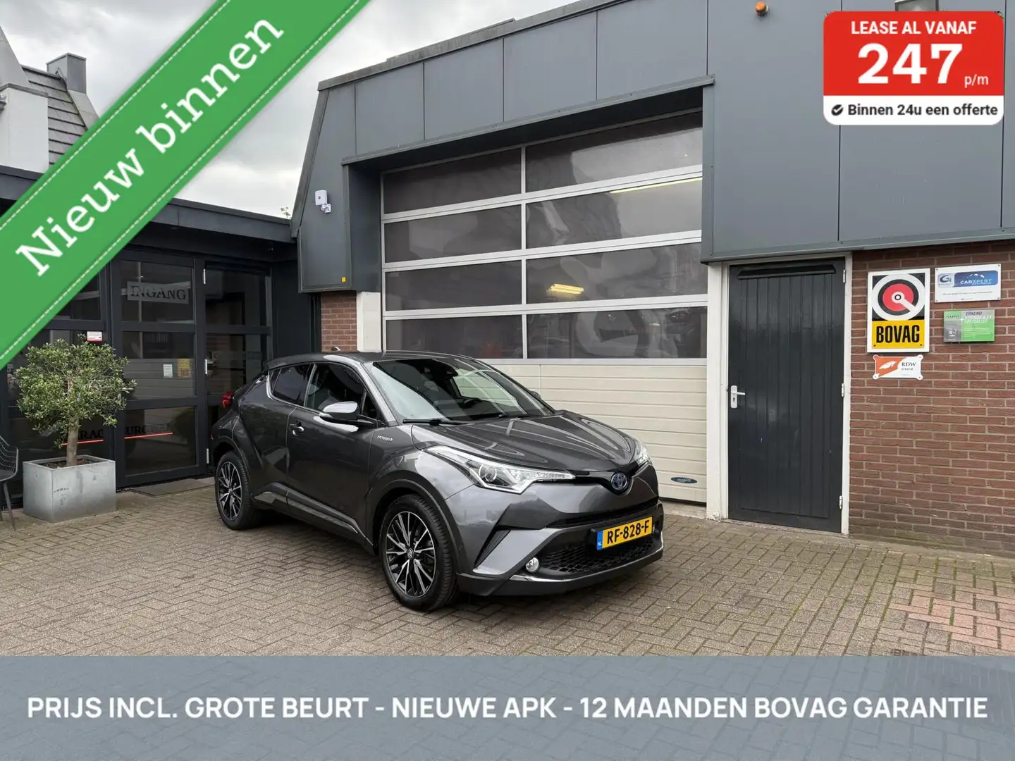 Toyota C-HR 1.8 Hybrid Executive ACC/KEYLESS *ALL-IN PRIJS* Grijs - 1
