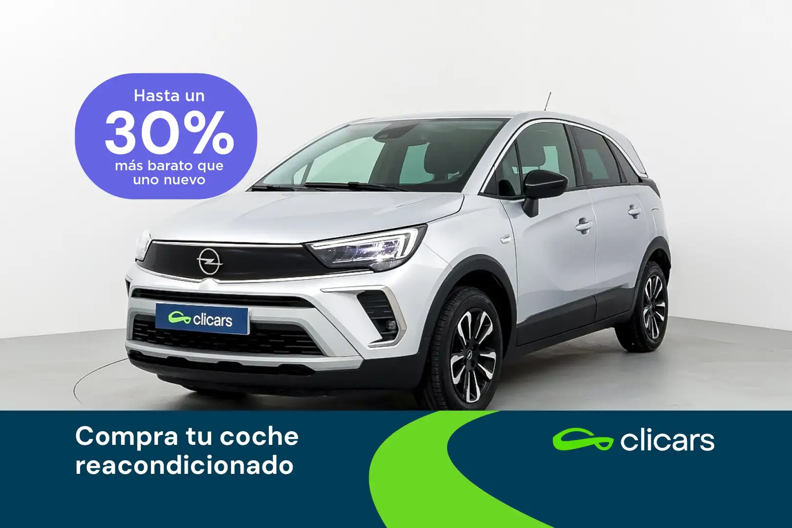 Opel Crossland 1.2 S&S Elegance Pack 110 Plateado - 1