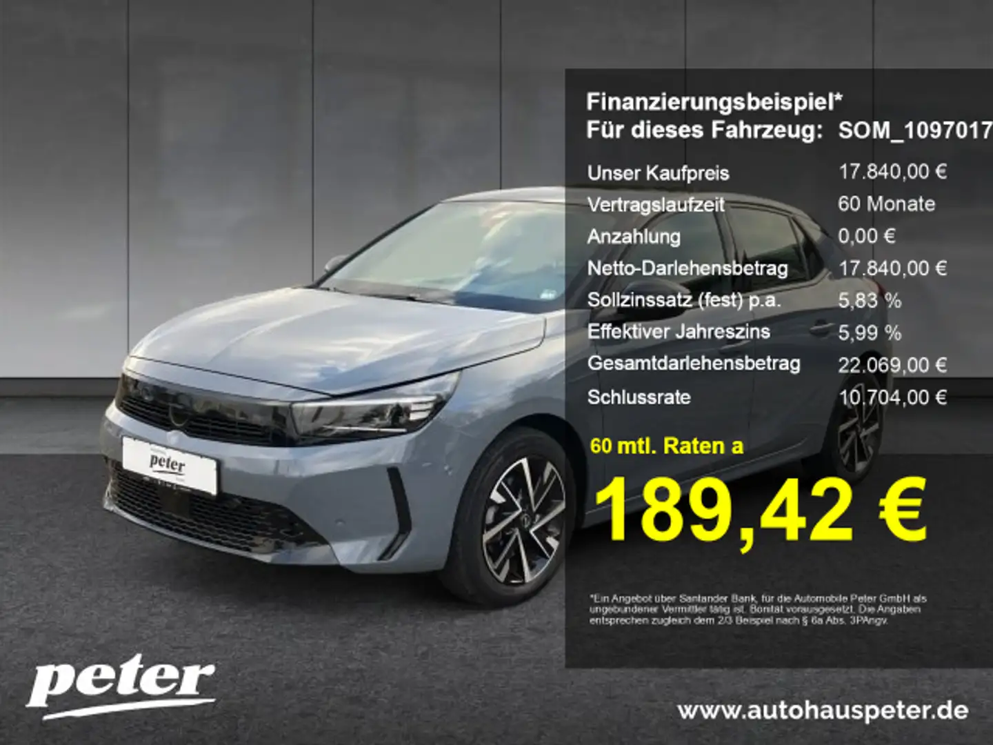 Opel Corsa Corsa F 1.2 Turbo GS Klimaautomatik Sitzheizung 100PS - 1