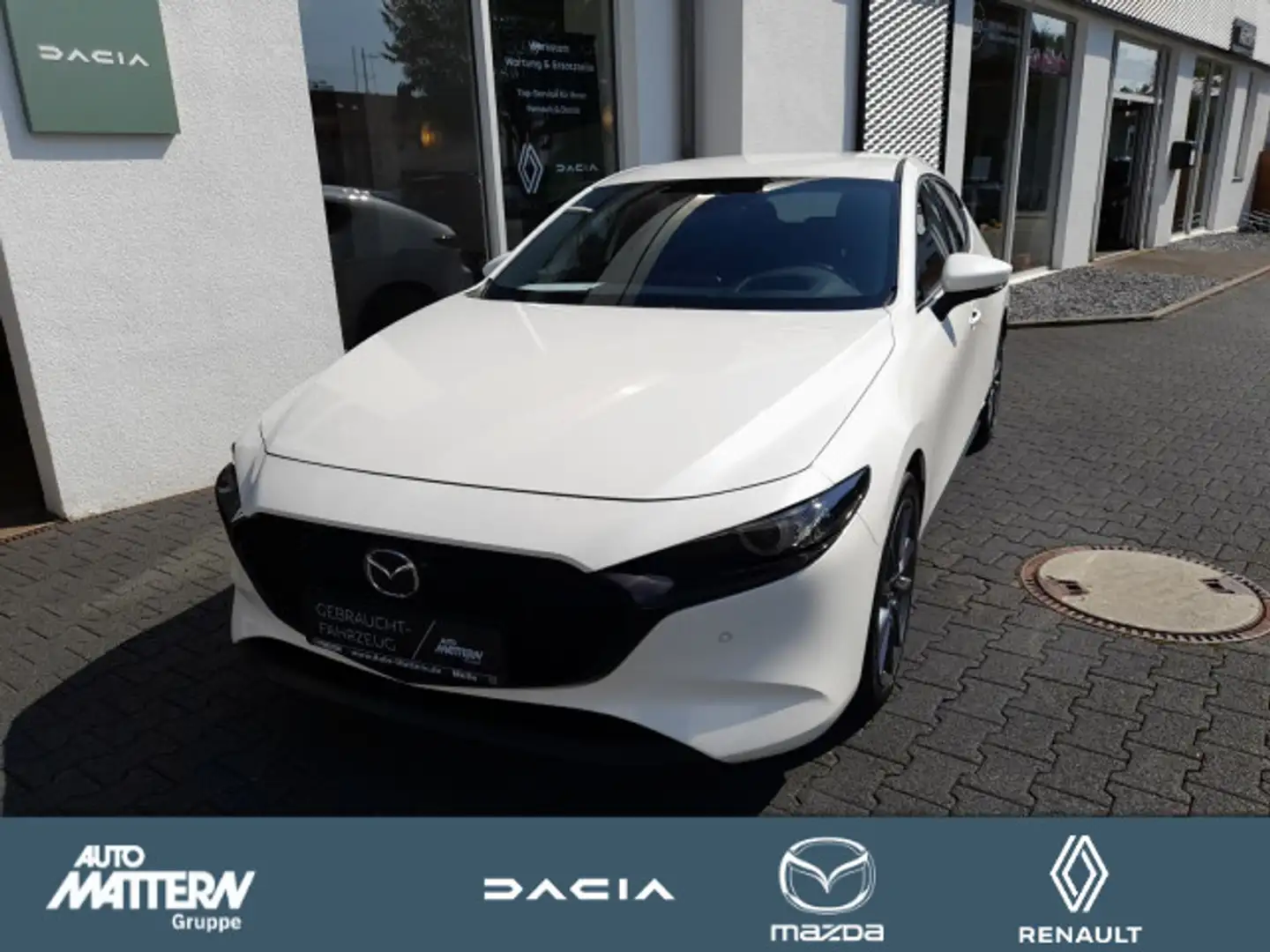Mazda 3 Mazda 3 S SKYACTIV-G 2.0 150PS M Hybrid 6GS AL-S Blanc - 1
