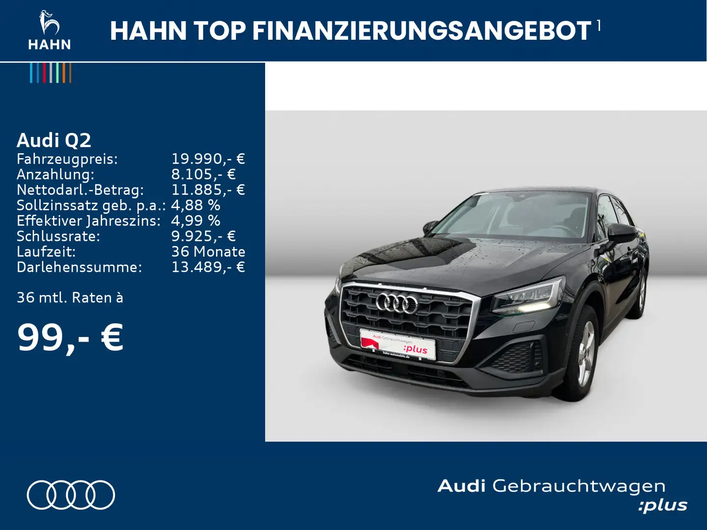 Audi Q2 30TDI CAM Navi LED Sitzh Schwarz - 2