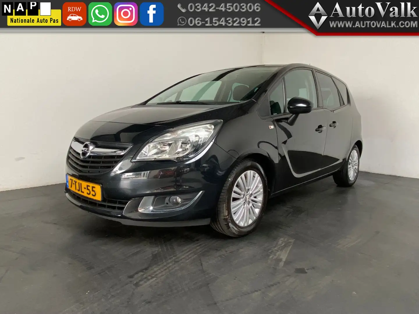 Opel Meriva 1.4 Turbo Design Edition Zwart - 1