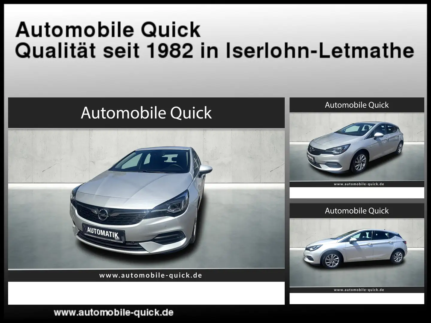 Opel Astra K 1.4 Elegance Automatik * Navi * Kamera * Plateado - 1