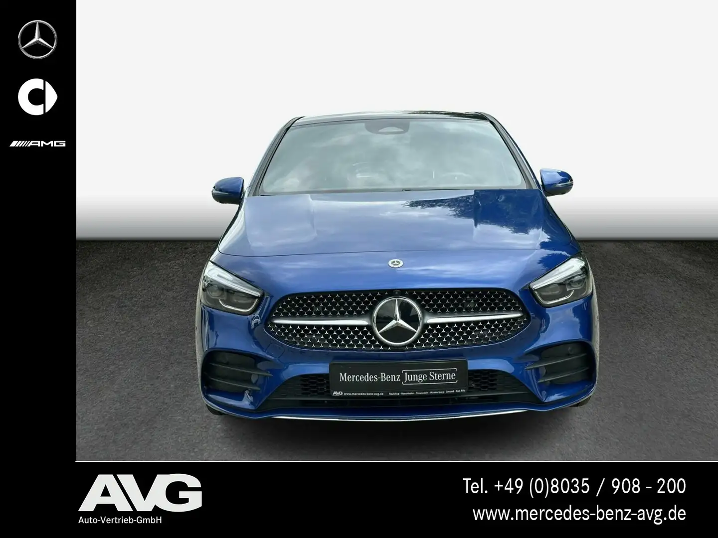 Mercedes-Benz B 180 B 180 AMG Pano HuD AHK MBEAM Memory Sound 360° Blau - 2