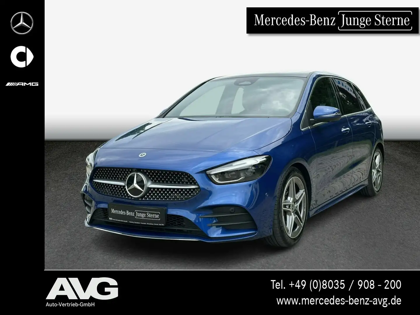 Mercedes-Benz B 180 B 180 AMG Pano HuD AHK MBEAM Memory Sound 360° Azul - 1