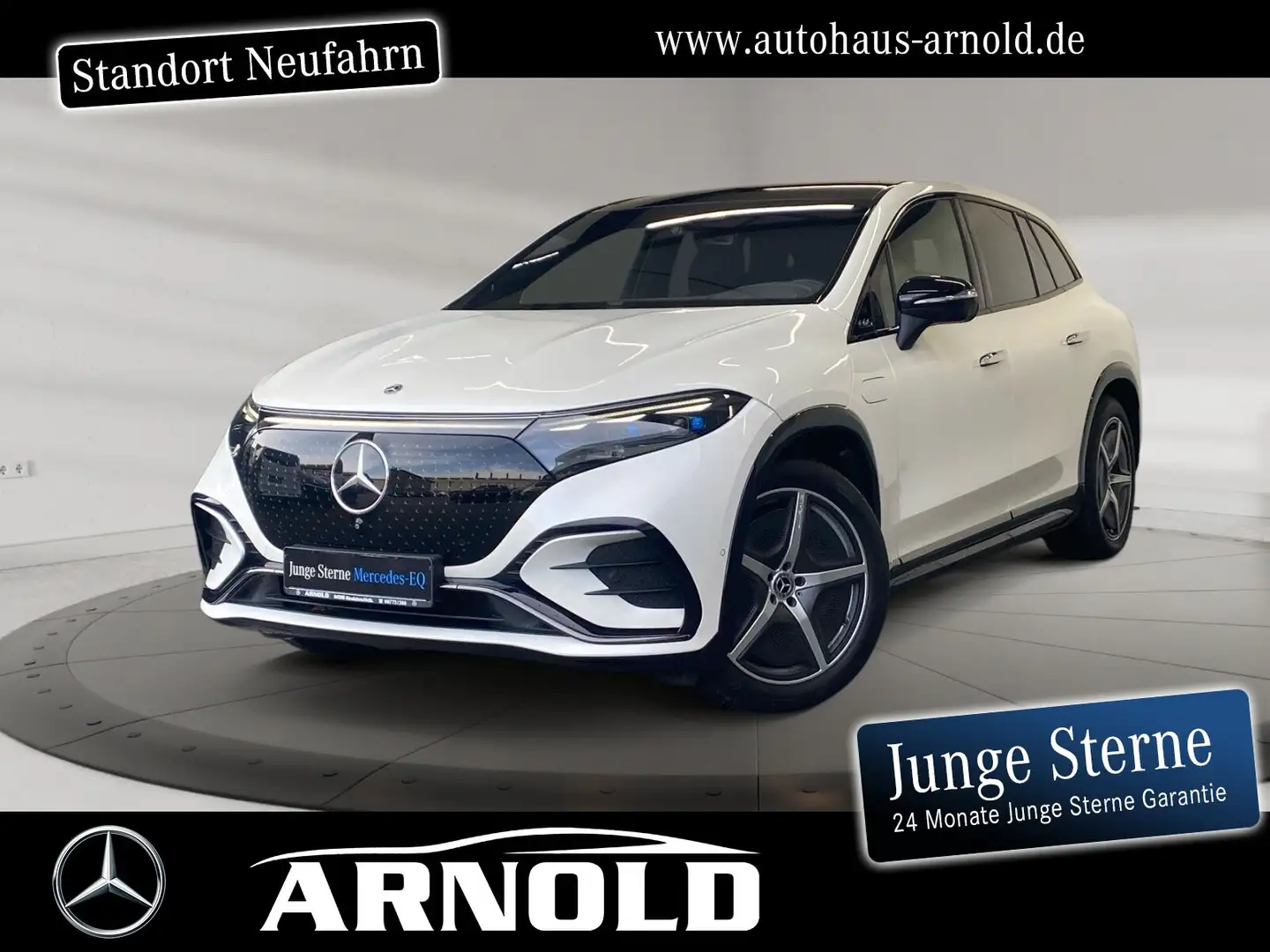Mercedes-Benz EQS EQS 580 4M SUV AMG-Line-Prem. HYPERSCREEN PanoD. Bílá - 1