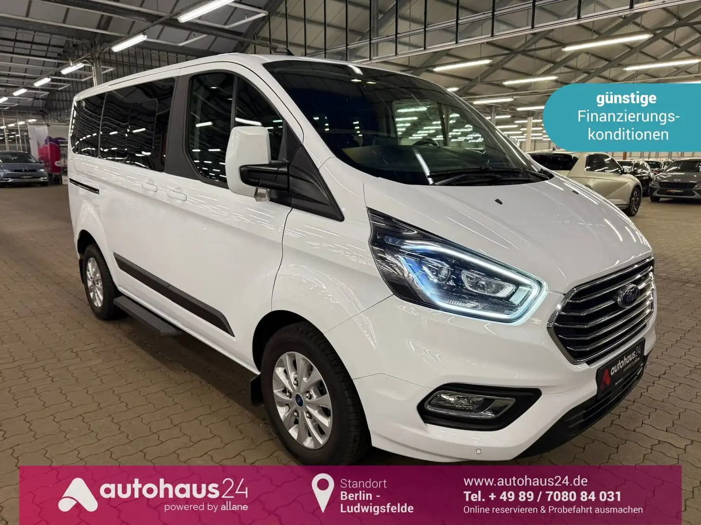 Ford Tourneo Custom 2.0 TDCi AHK|bi-Xenon|Navi Blanc - 1