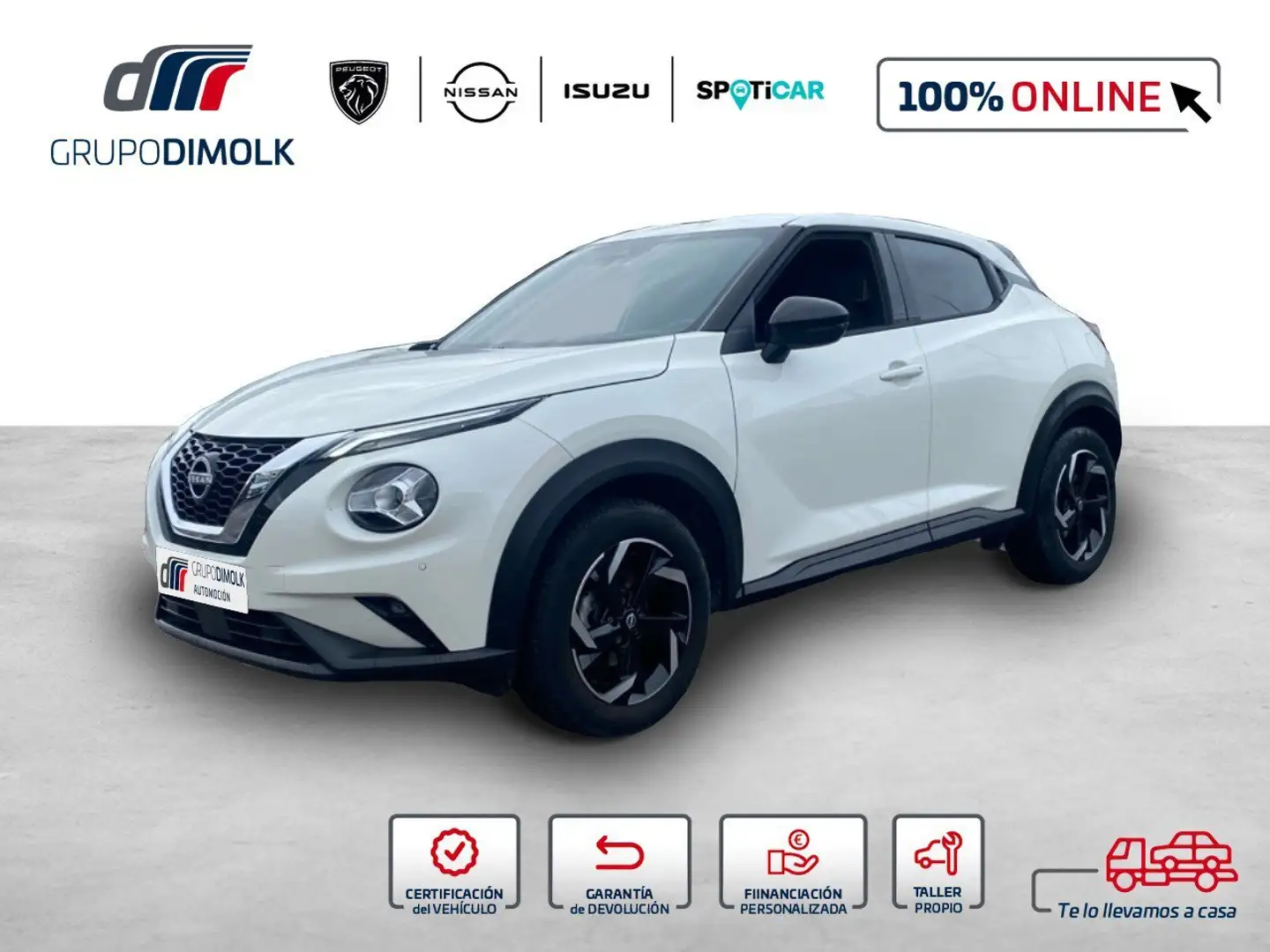 Nissan Juke 1.0 DIG-T N-Connecta 4x2 114 Blanco - 1