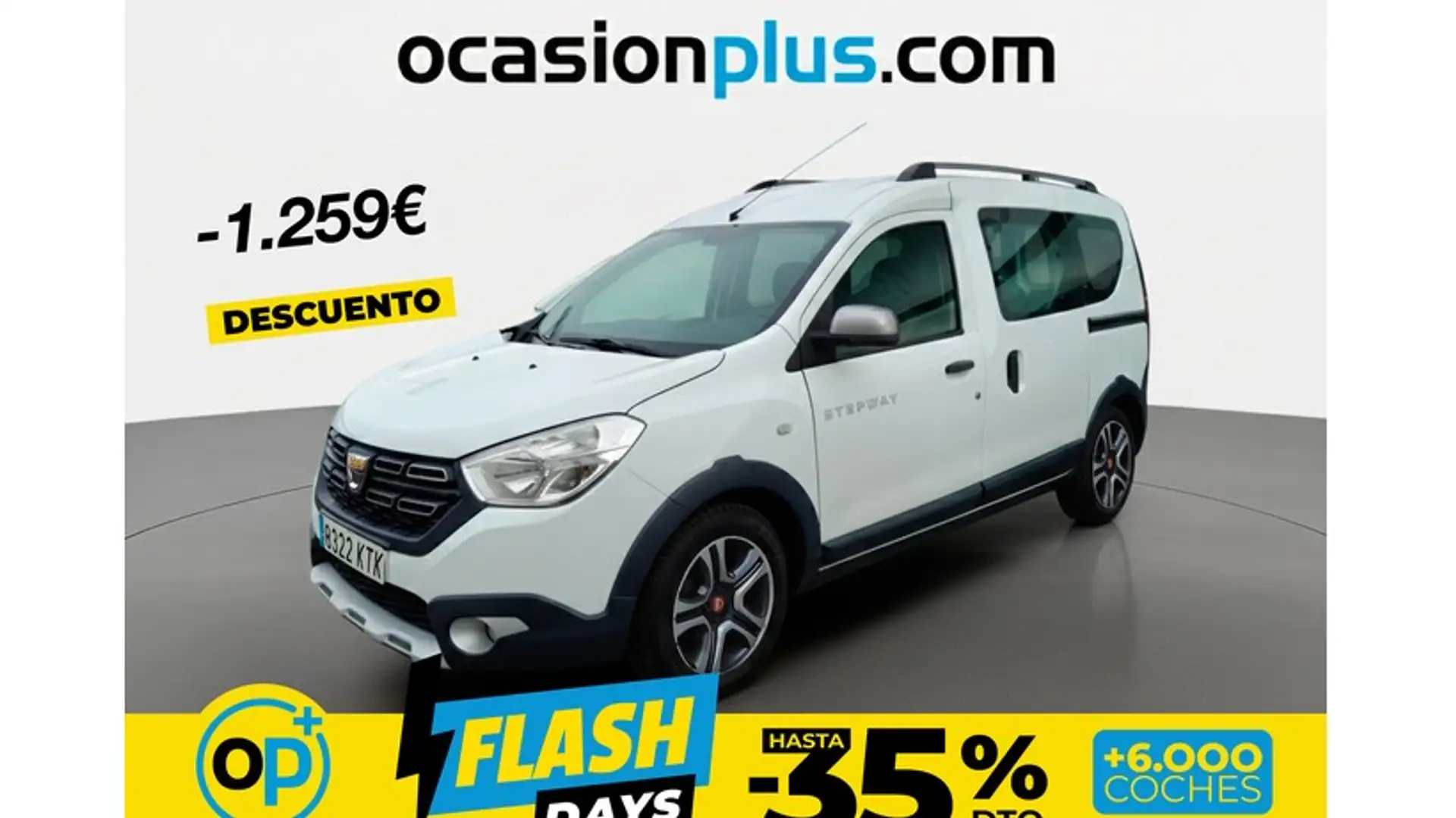 Dacia Dokker 1.5Blue dCi Serie Limitada Xplore 70kW Blanco - 1