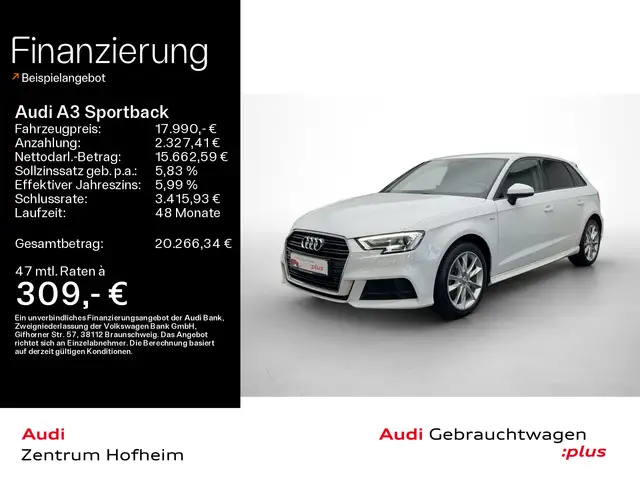 Audi A3 S line 1.0 TFSI S tronic *Navi*Xeno