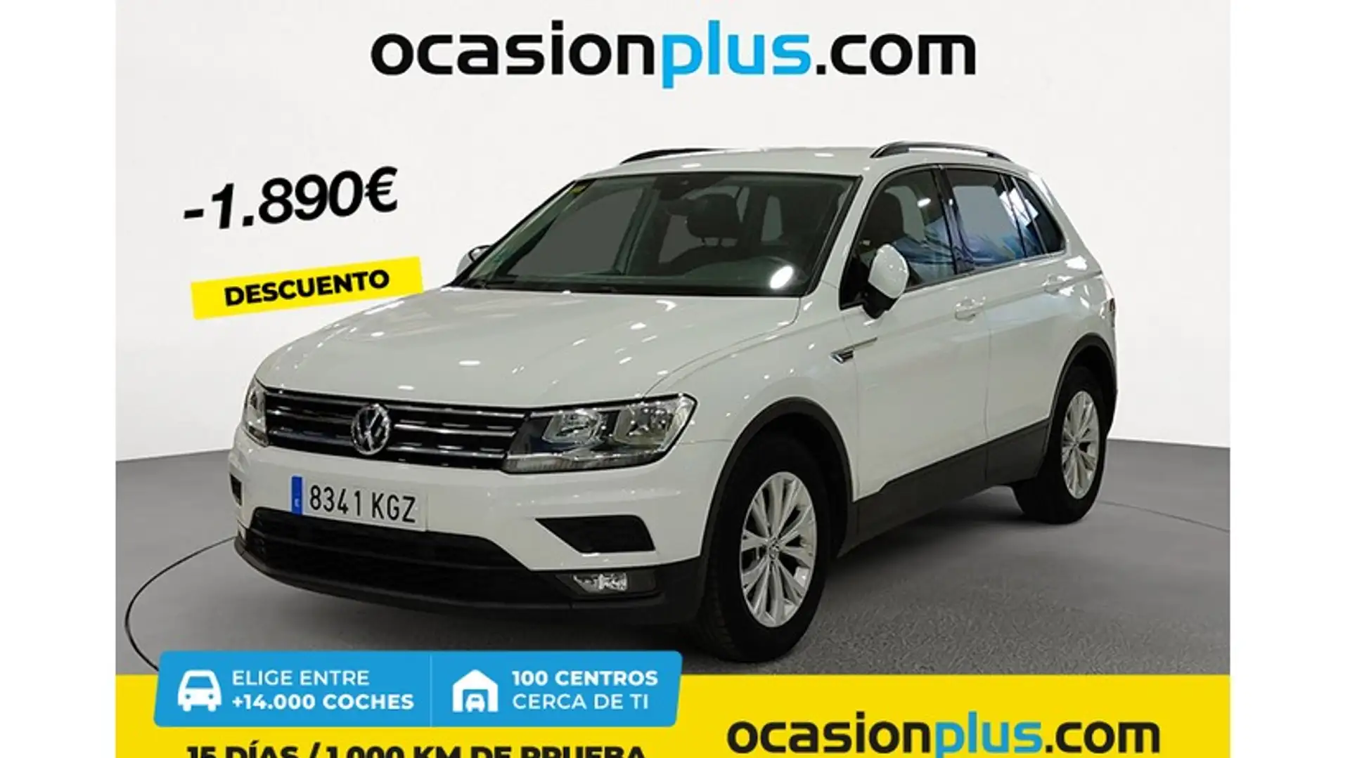 Volkswagen Tiguan 1.4 TSI Edition 92kW Blanc - 1