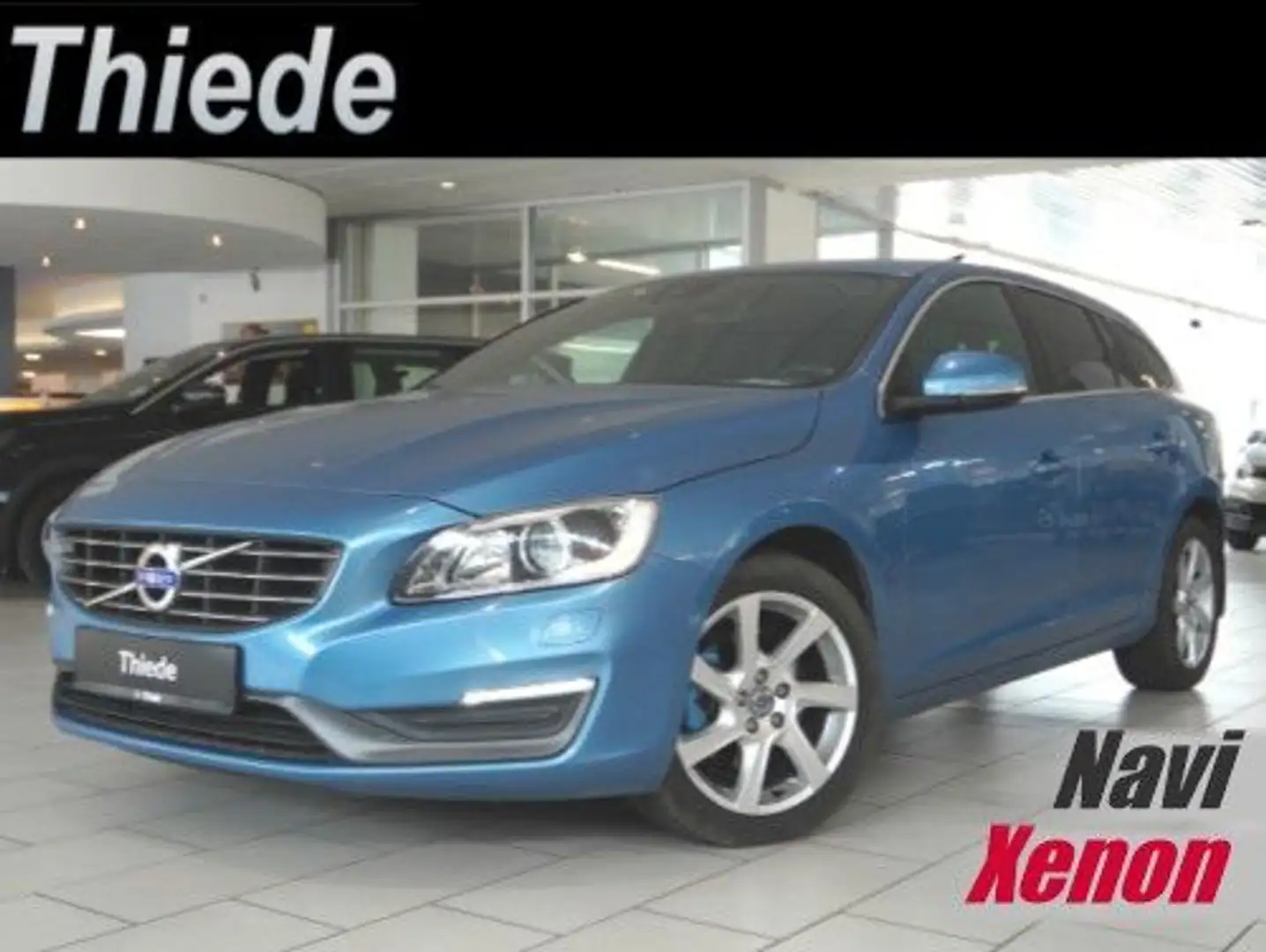 Volvo V60 Kombi 2.0D MOMENTUM NAVI/LED/SHZ/SPORT/DAB+ Blau - 1