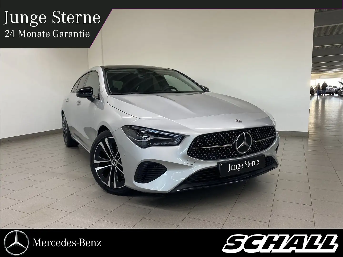 Mercedes-Benz CLA 180 PROGRESSIVE+NIGHT+PANO+AHK+KEY+AMBIEN Silber - 1