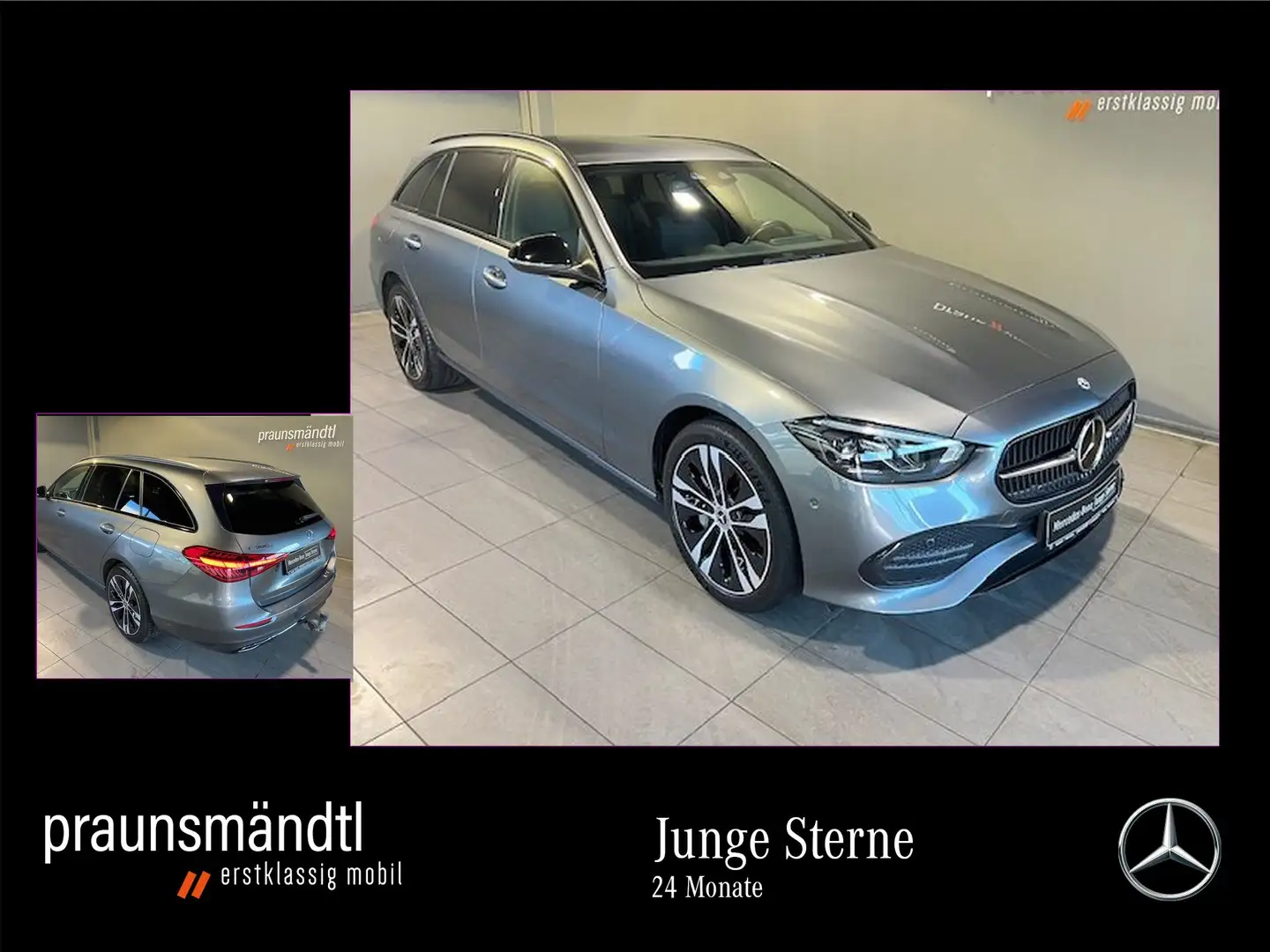 Mercedes-Benz C 300 e T Avantgarde Night AHK/Sound/Kamera/Dist Gris - 1