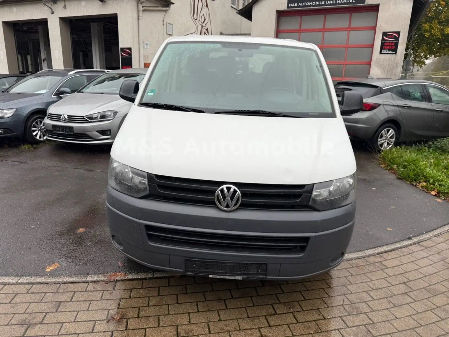 Volkswagen T5 Transporter Kasten-Klima,Neu Tüv,9 Sitze Blanc - 2
