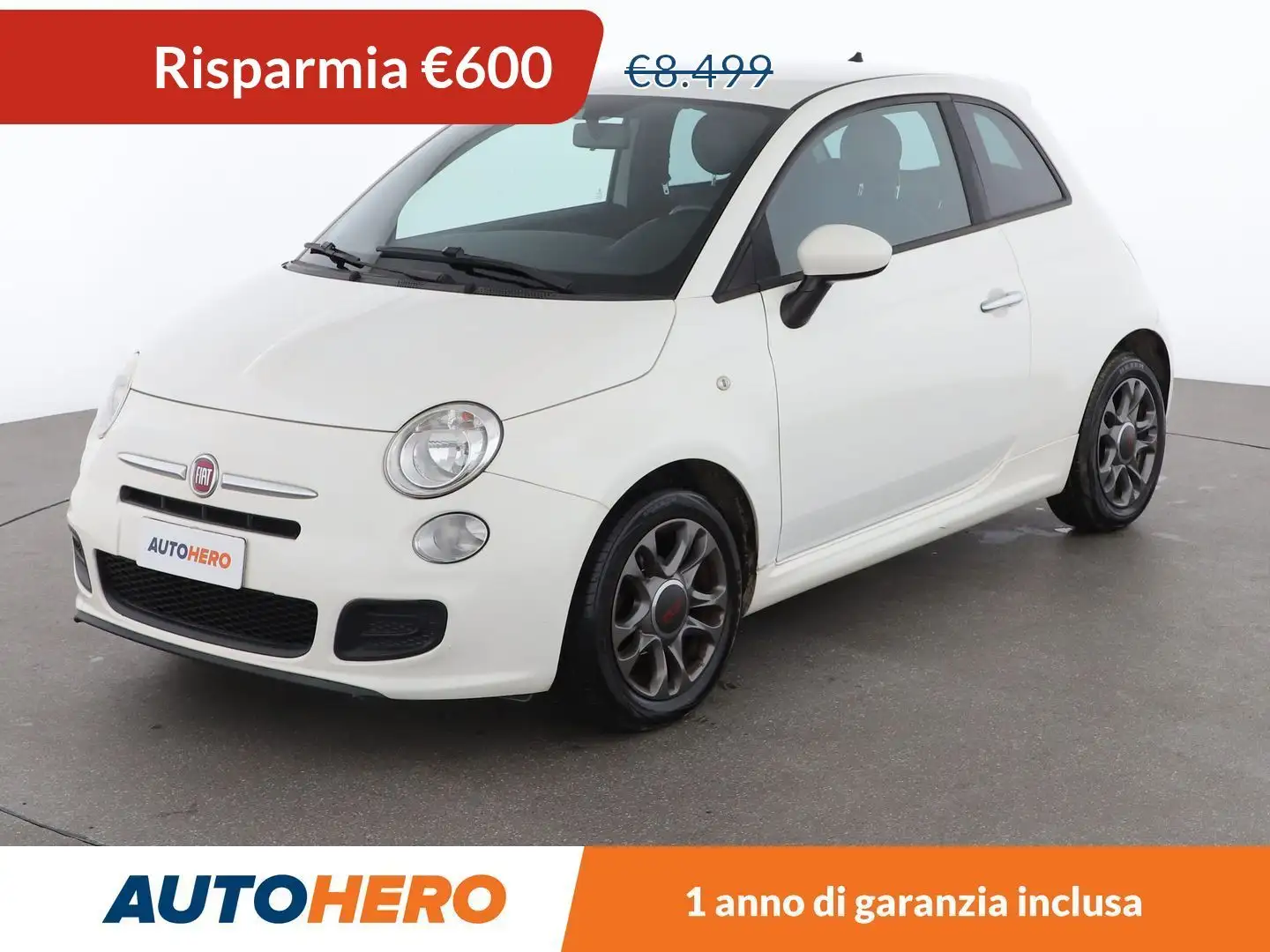 Fiat 500 1.2 S Weiß - 1