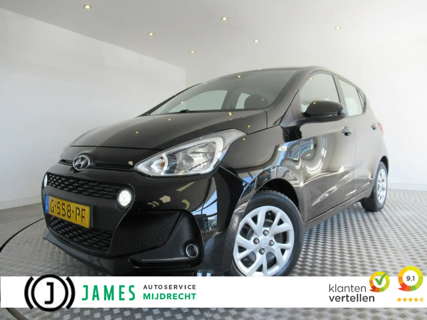 Hyundai i10 1.0i Comfort 5-deurs Airco, Cruise Negro - 1