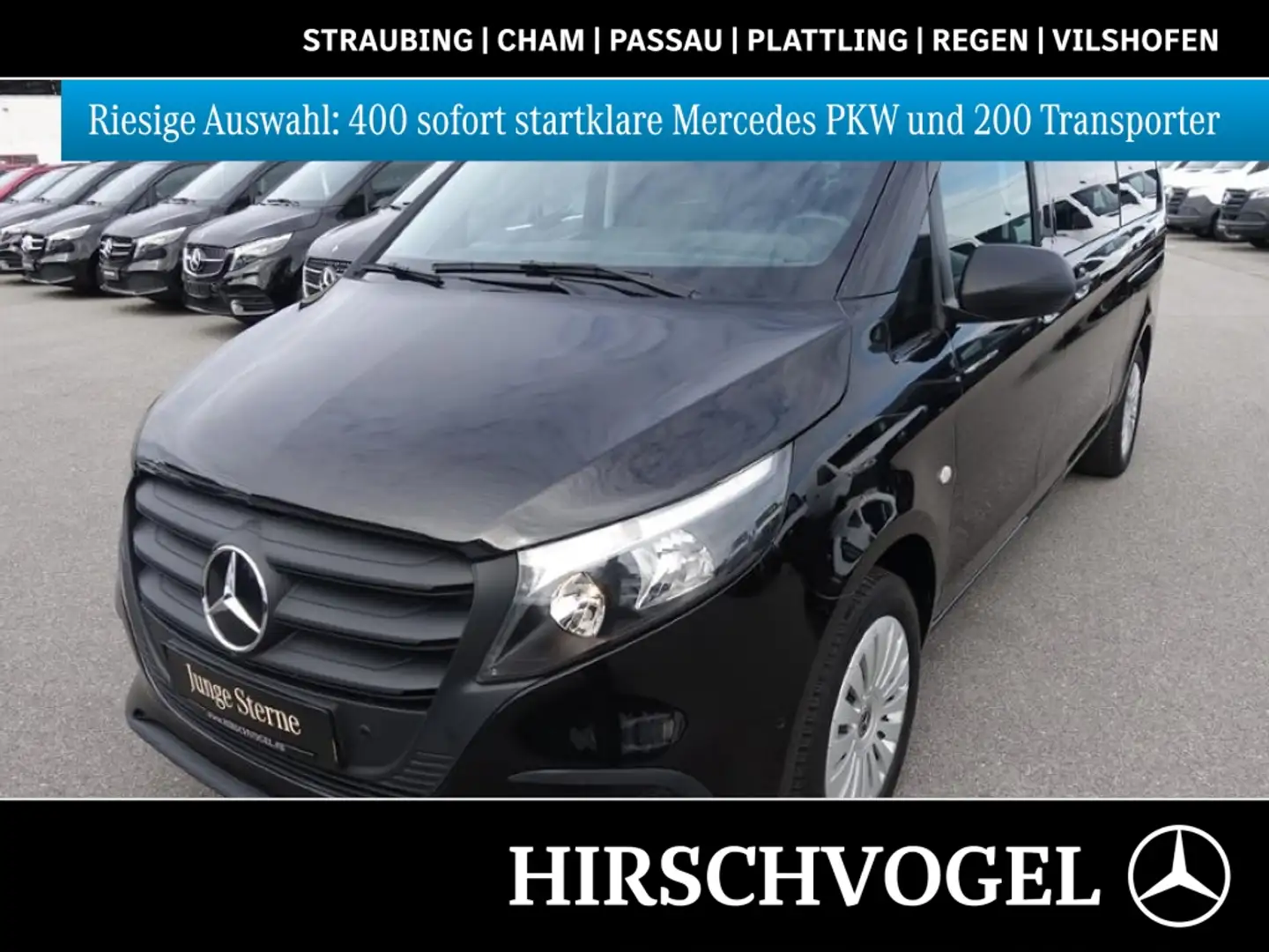 Mercedes-Benz Vito 116 CDI Tourer XXL MOPF MBUX+AHK+2xTüre Noir - 1