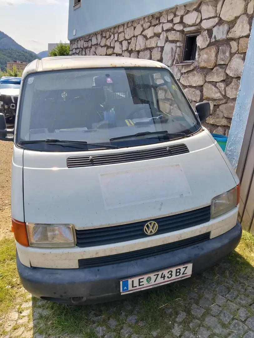 Volkswagen T4 Kombi Kombi 3-3-3 2,5 lg. TDI Blanc - 2