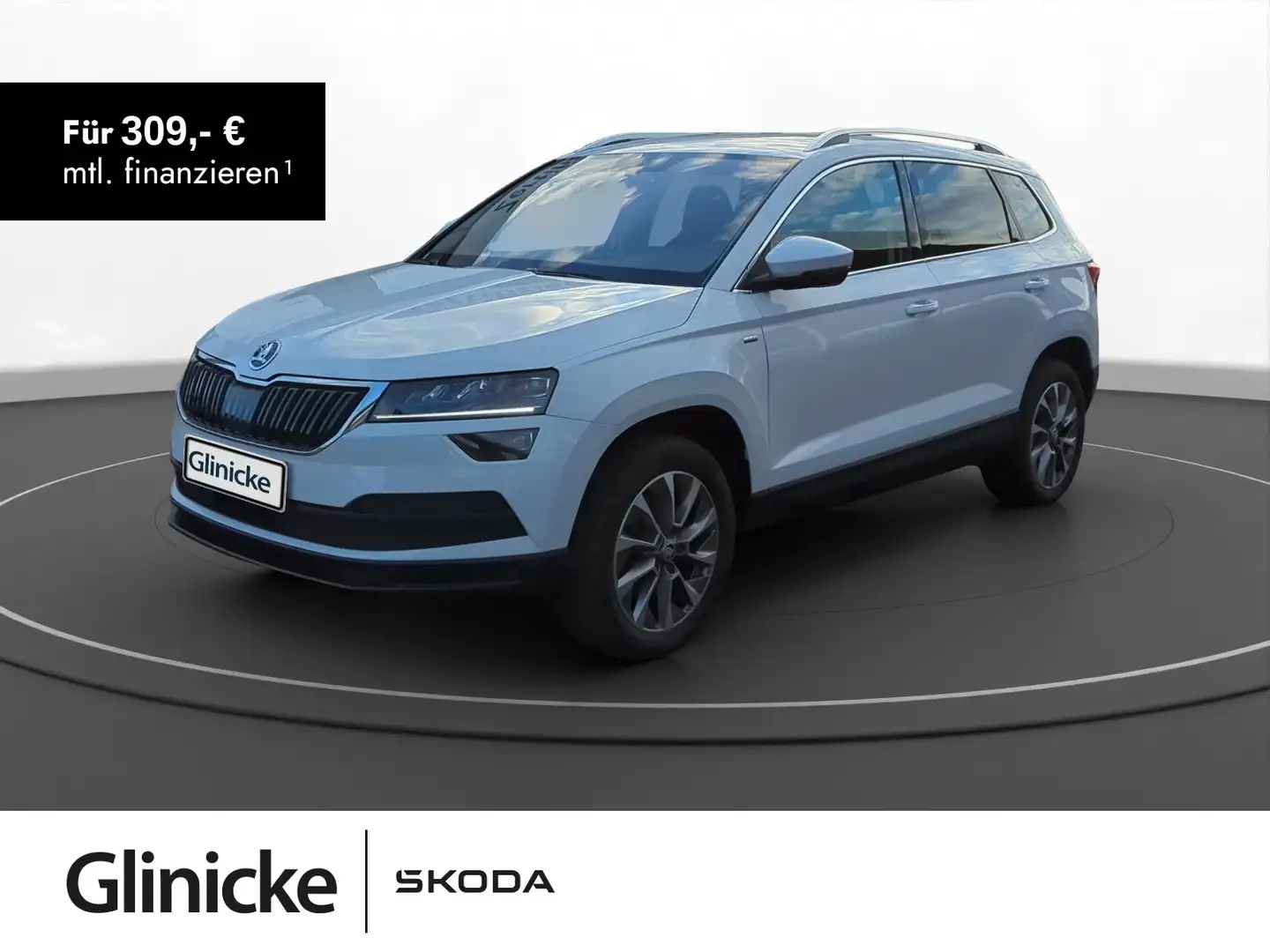Skoda Karoq 2.0 TDI Clever PDC Weiß - 1