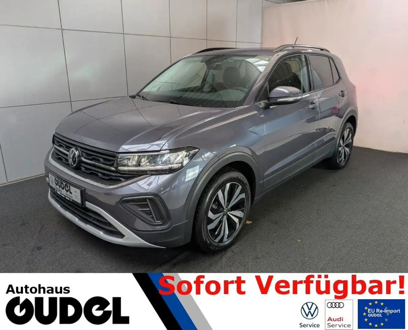 Volkswagen T-Cross 1.0 TSI DSG Life AHK 17" Kamera AppC ACC Grau - 1